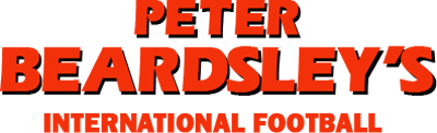 Peter Beardsley's International Football logo for ZX Spectrum